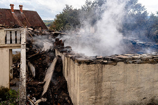 Professional Fire Damage Removal technician working in Riva, MD